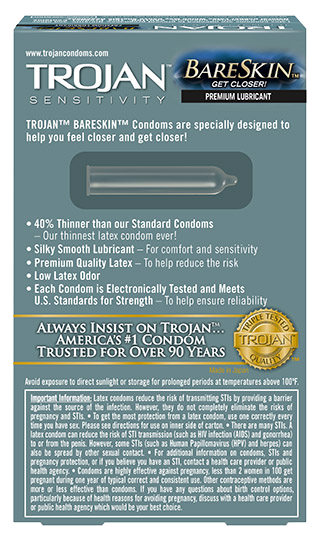 Trojan Bareskin Condoms - All Condoms Trojan Bareskin Condoms - All Condoms