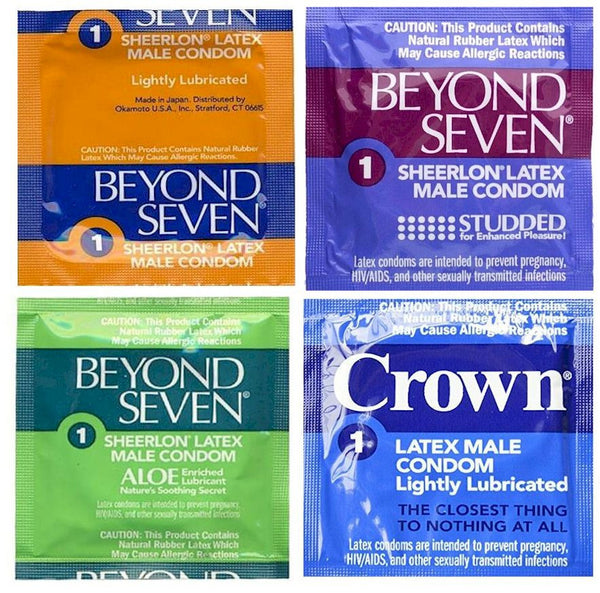 Crown / Beyond Seven Condoms Assortment - All Condoms Crown / Beyond Seven Condoms Assortment - All Condoms