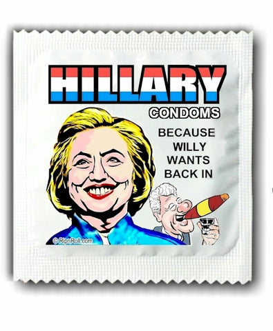 Hillary Clinton Condoms | Political Condom - Allcondoms.com