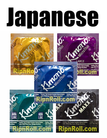 Kimono Condom Assortment - Allcondoms.com