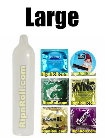 Large condoms Assortment - Allcondoms.com
