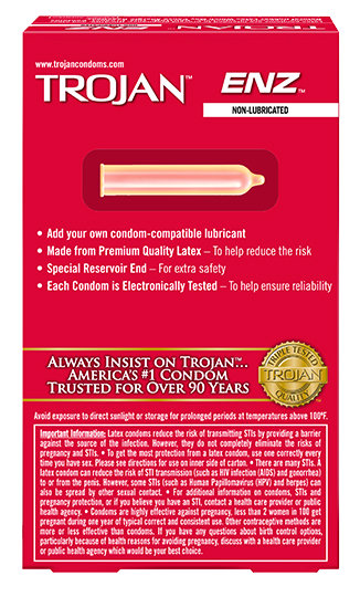 Trojan ENZ Non Lubed Condoms - All Condoms Trojan ENZ Non Lubed Condoms - All Condoms