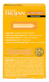 Trojan Ultra Ribbed Condoms - Allcondoms.com