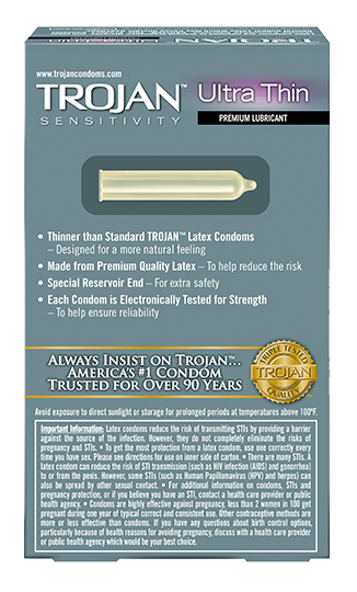 Trojan Ultra Thin Condoms - All Condoms Trojan Ultra Thin Condoms - All Condoms