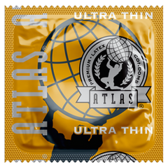 atlas lubricated condoms Atlas Premium Latex Condoms Assorted Colors (12 ct) | Delivery Near Me main image 1