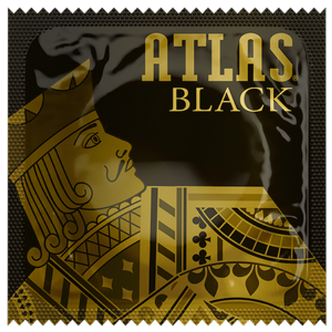 Atlas Black condoms