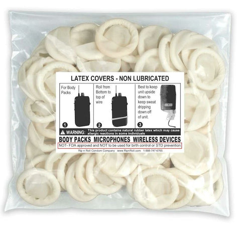 Latex Microphone covers, disposable