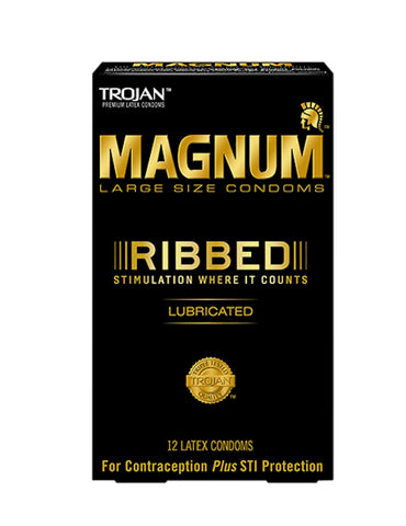 Trojan Magnum Ribbed Condoms