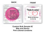 Personalized  Condoms, clear cellophane wrappers - Allcondoms.com
