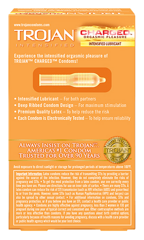 Trojan Charged Condoms - All Condoms Trojan Charged Condoms - All Condoms