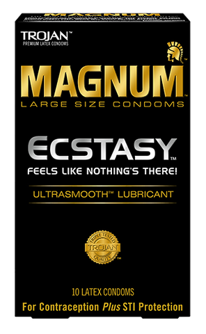 Trojan Magnum Ecstasy condoms - Allcondoms.com