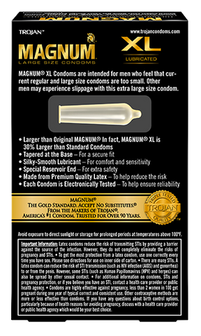 Trojan Magnum XL condoms - All Condoms Trojan Magnum XL condoms - All Condoms
