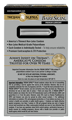 Trojan Supra Bareskin Condoms - All Condoms Trojan Supra Bareskin Condoms - All Condoms