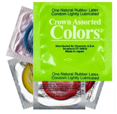 crown lightly lubricated condoms Crown 12 Pack Latex Condoms HSA/FSA Eligible main image 0