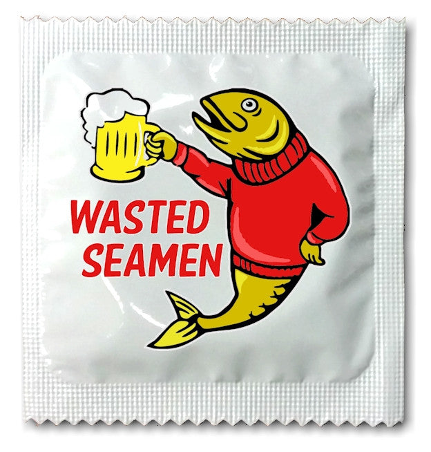 Comdoms Logo Logo Condoms, printed with a clear label. - All Condoms