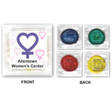 Personalized  Condoms, clear cellophane wrappers - Allcondoms.com