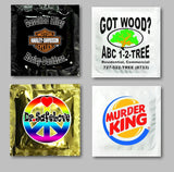 Foil Wrapper Condoms printed in full color - Allcondoms.com