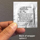 Foil Wrapper Condoms printed in full color - Allcondoms.com