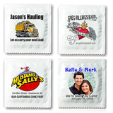 Logo Condoms, printed with a clear label. - Allcondoms.com