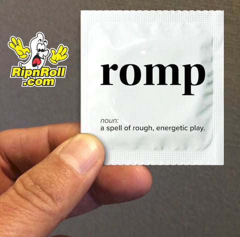 Printed White Foil with Full Color imprint -ROMP - Shipping included