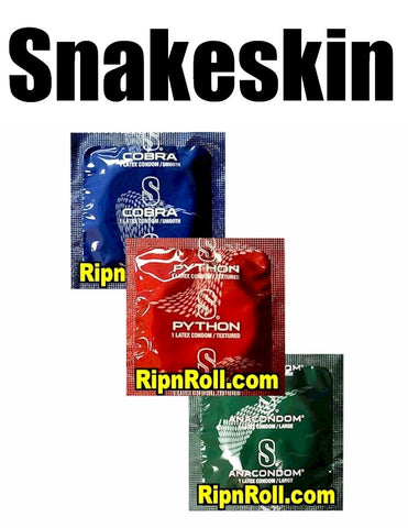 Snakeskin Brand Condoms Assortment - Allcondoms.com