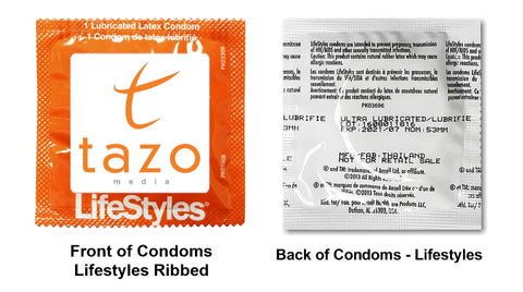 Custom Labeled Brand Name Condoms - Tazo - Allcondoms.com