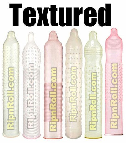 Ribbed and Studded condoms Assortment - Allcondoms.com