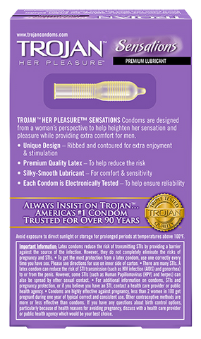 Trojan Her Pleasure Condoms - All Condoms Trojan Her Pleasure Condoms - All Condoms