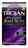 Trojan Bareskin Studded Condoms - Allcondoms.com